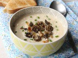 Soupe d'Asperges Blanches aux Morilles