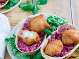 Beignet de cabillaud et coleslaw maison