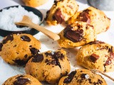 Biscuit à la patate douce et chocolat