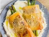 Brick d’asperge verte au parmesan