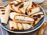 Brick tortillas aux légumes et viande hachée