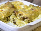 Cannelloni au poulet et brocolis