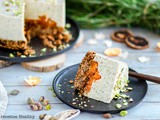 Cheesecake pistache et abricot au granola