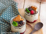 Chia pudding à la ricotta et confiture