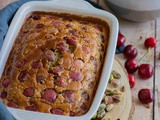 Clafoutis aux cerises et pistache