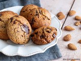 Cookie aux amandes et chocolat