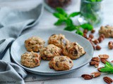 Cookie banane cacahuète et pécan sans gluten