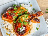 Cuisse de poulet sauce yakitori épicée