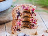 Donuts au chocolat et framboise healthy