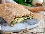 Fougasse aux légumes et poulet au chèvre frais