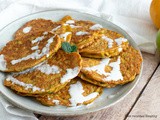 Galette de courgette au curry