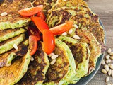 Galette de courgette et tomate à la mozzarella