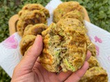 Galette de courgette râpée aux épices