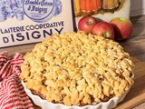 Gâteau aux pommes et crumble croustillant