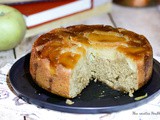 Gâteau aux pommes renversé moelleux