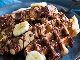 Gaufre aux pépites de chocolat et amandes