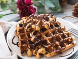 Gaufre moelleuse sans beurre à la banane