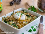 Gratin au quinoa et aux épinards