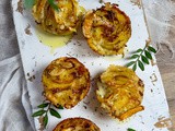 Gratin de pomme de terre au fromage comme un invisible