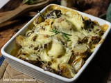 Gratin de topinambour à la crème