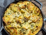 Gratin de topinambour et pomme de terre à la crème