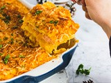 Lasagne de légumes au saumon