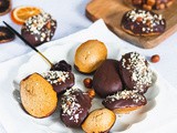 Madeleine sans beurre au chocolat et noisette healthy