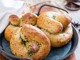 Mini bretzel au beurre persillé