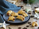 Mini croissant feuilleté au thon et tomate confite