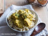 Poulet korma rapide au lait de coco