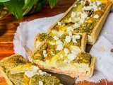 Quiche aux asperges et saumon fumé à la fêta