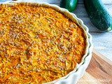 Quiche de carotte et courgette au curry