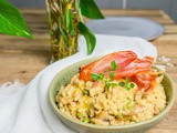 Risotto aux champignons et petit pois