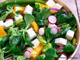 Salade à l’orange et aux asperges
