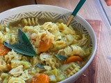 Soupe au poulet et aux légumes