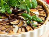 Tarte à l’aubergine et tomate