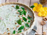 Tarte au tzatziki et au saumon