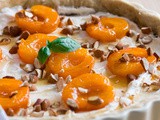 Tarte aux abricots et ricotta