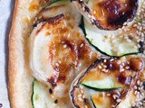 Tarte fine aux courgettes et au chèvre