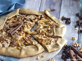 Tarte rustique aux pommes à la cannelle