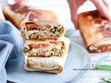 Wrap poulet mozzarella au curry