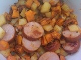 Apple Chicken Sausage Hash