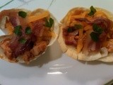 Bbq Chicken In Potsticker Wraps