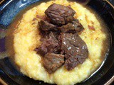 Beef Short Ribs & Gravy With Mascarpone Polenta