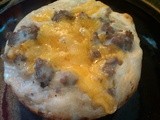 Breakfast Sausage & Gravy Biscuit Cups