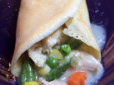 Chicken Pot Pie Crepes