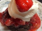 Dark Chocolate Strawberry Shortcake