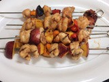 Grilled Apricot Chicken Skewers