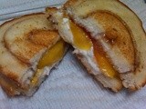 Grilled Peaches & Cinnamon Bread