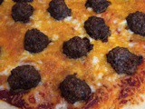 Meatball Pizza